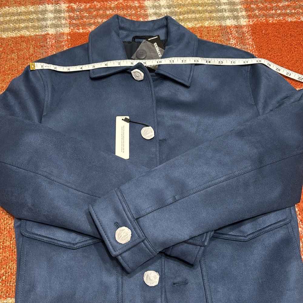 Express Men's Deep Blue Jacket - Picture 9 of 11